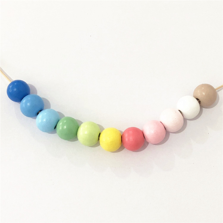 Macaron-colored hemu beads are available in various sizes. Custom orders based on samples are welcome detail image 3