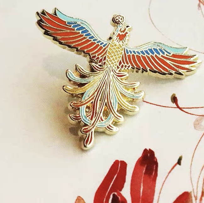 Phoenix brooch