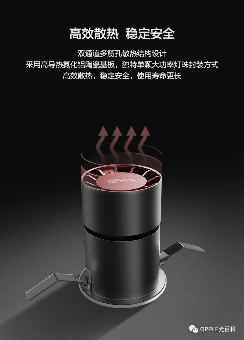 欧普格拉莫高端定制新款筒射灯白色反光杯详情图4
