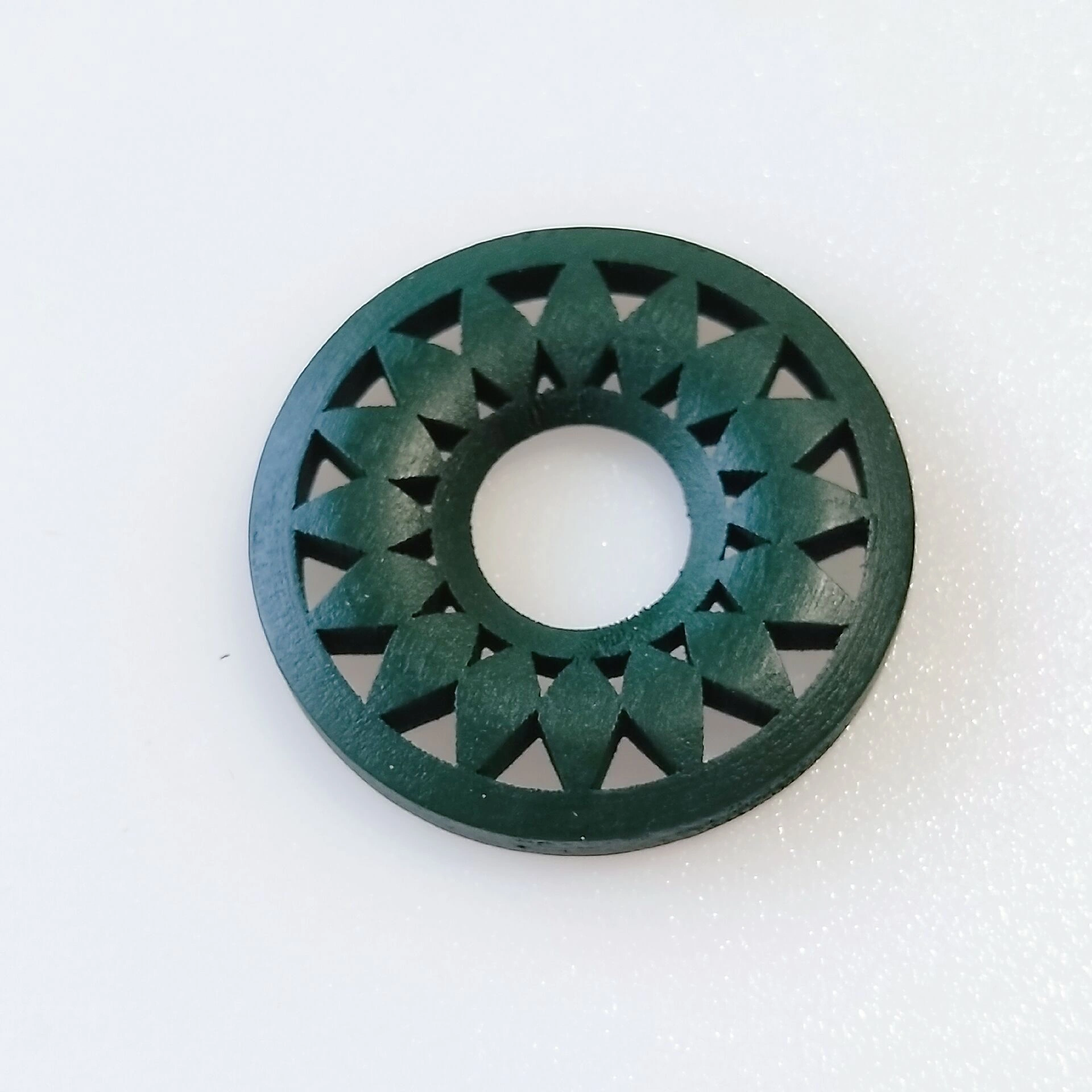 DIY jewelry accessories, Korean solid wood single-hole sunflower hollow wood chip earrings, earrings and other accessories materials wholesale detail image 6