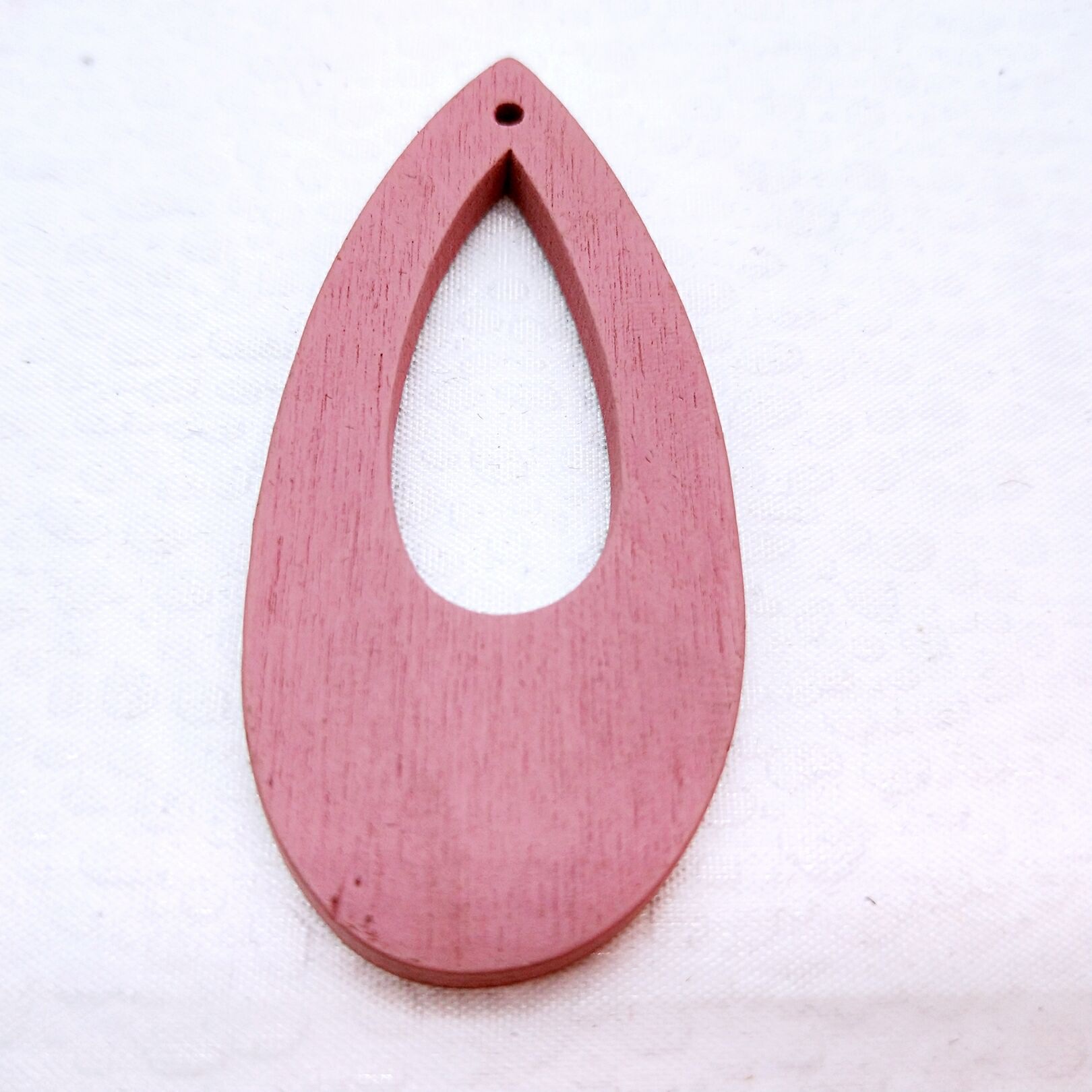 DIY jewelry beading accessories, simple teardrop-shaped wooden pendants, necklaces, hanging ropes, multi-color material bags wholesale detail image 7