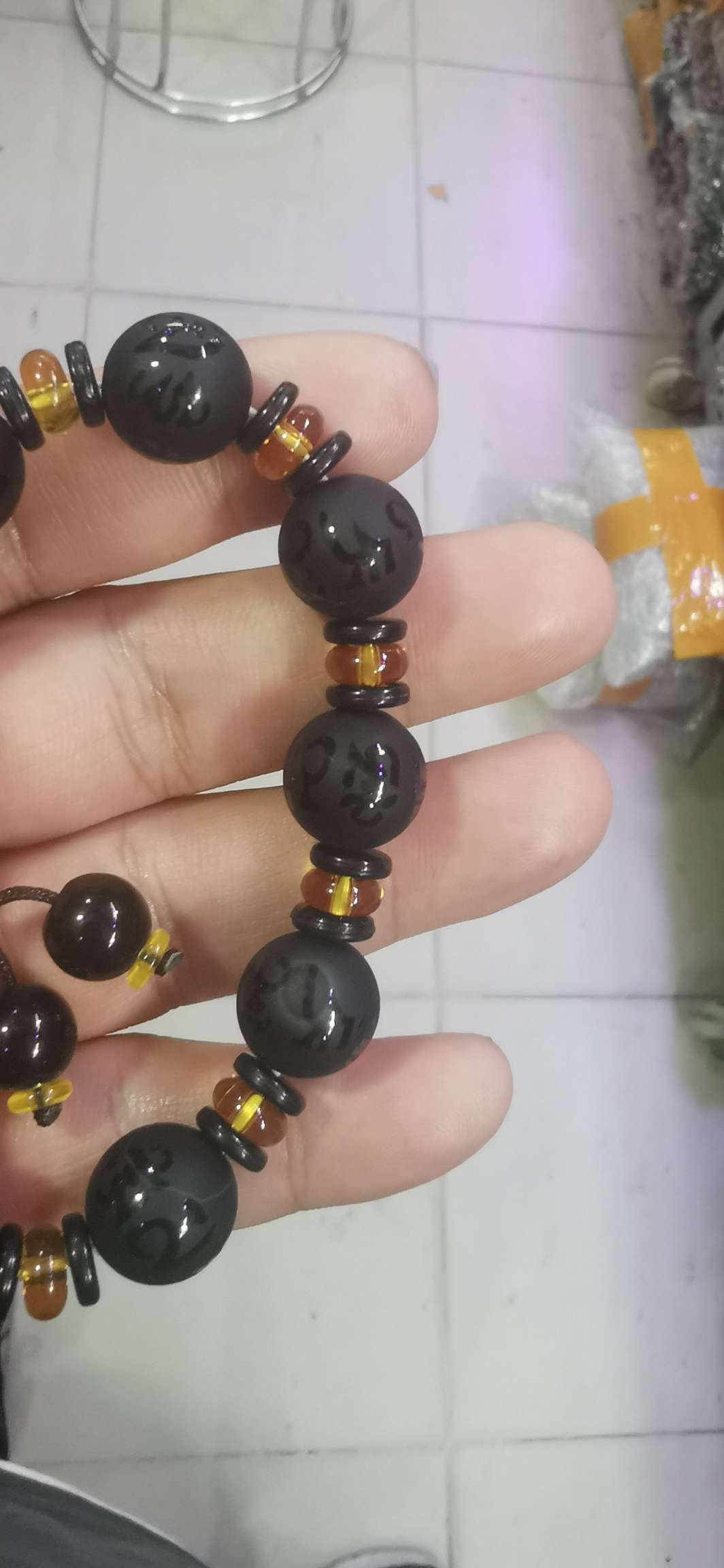 创意手饰天然纹玛瑙珠手链 DIY串珠天然石手串热卖 3条起包邮玛瑙手链 00012