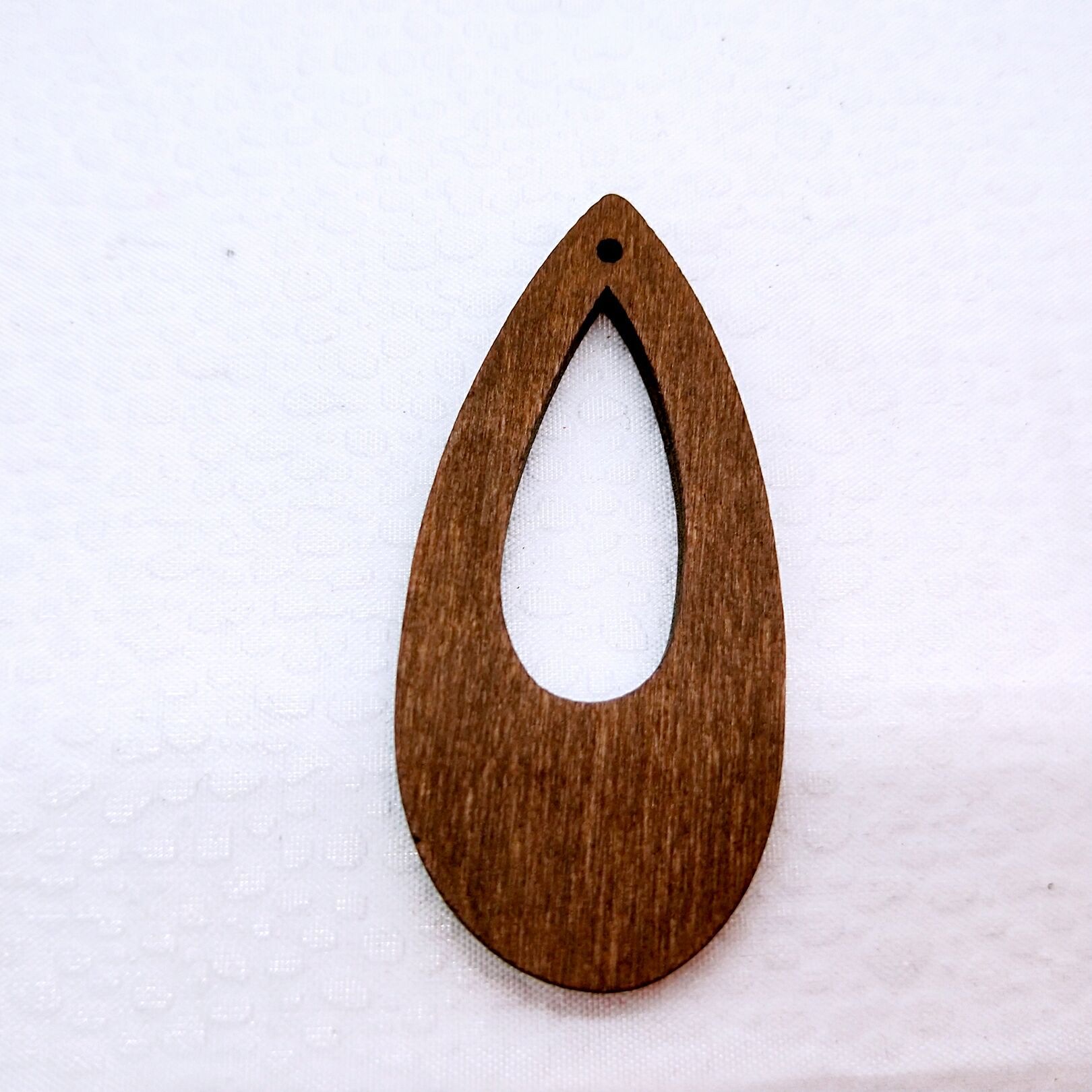 DIY jewelry beading accessories, simple teardrop-shaped wooden pendants, necklaces, hanging ropes, multi-color material bags wholesale detail image 6