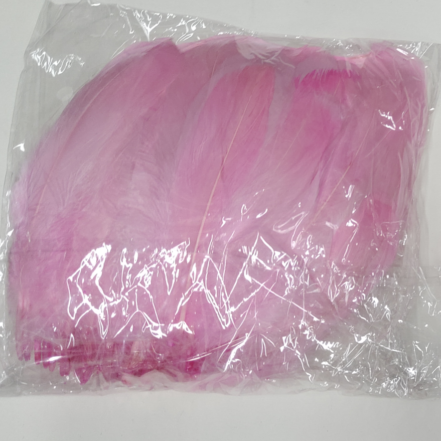 Goose feather small feather pink