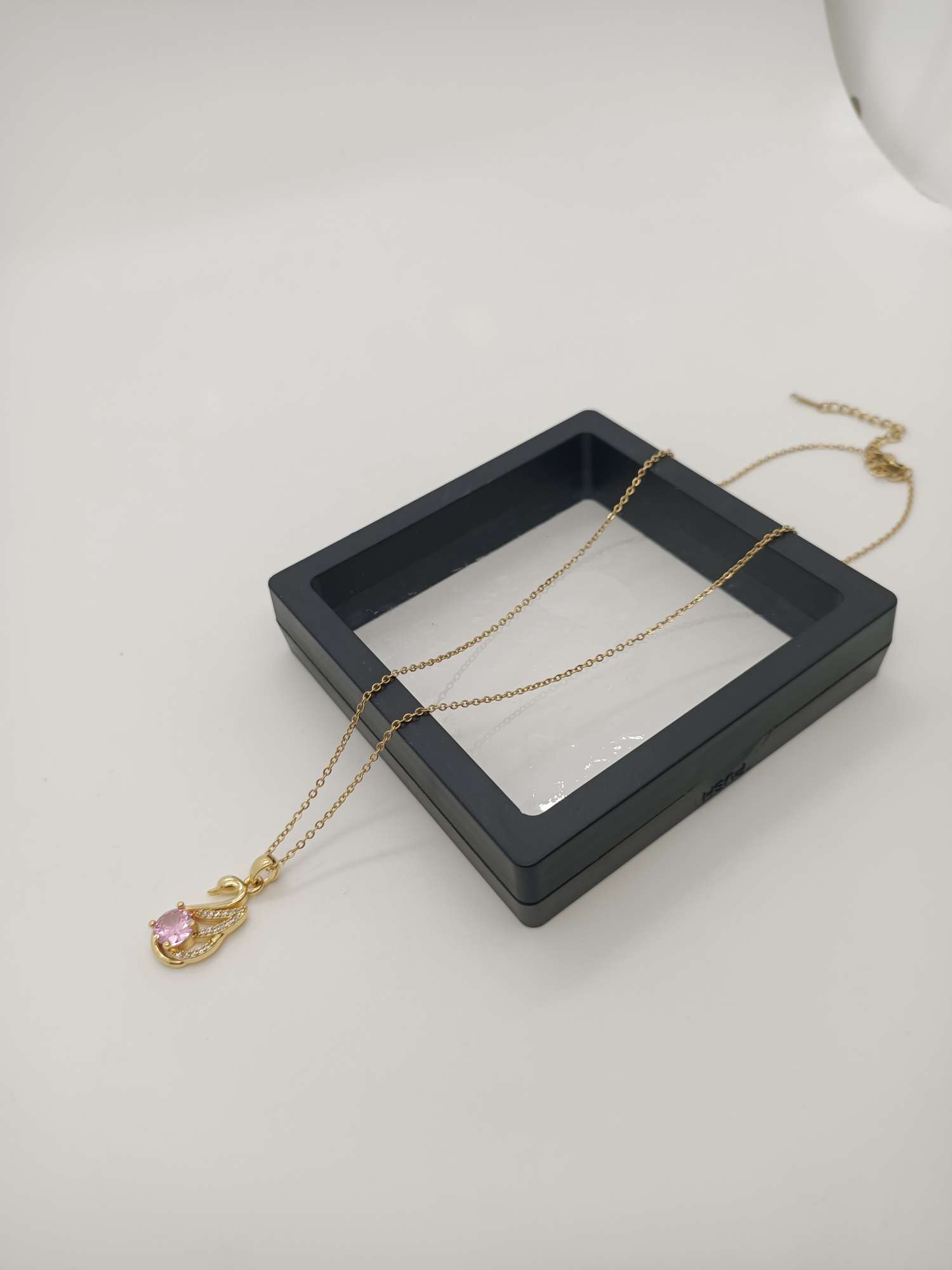 116欧美简约小众高级感K金色项链女ins潮轻奢冷淡风锁骨颈链详情图2