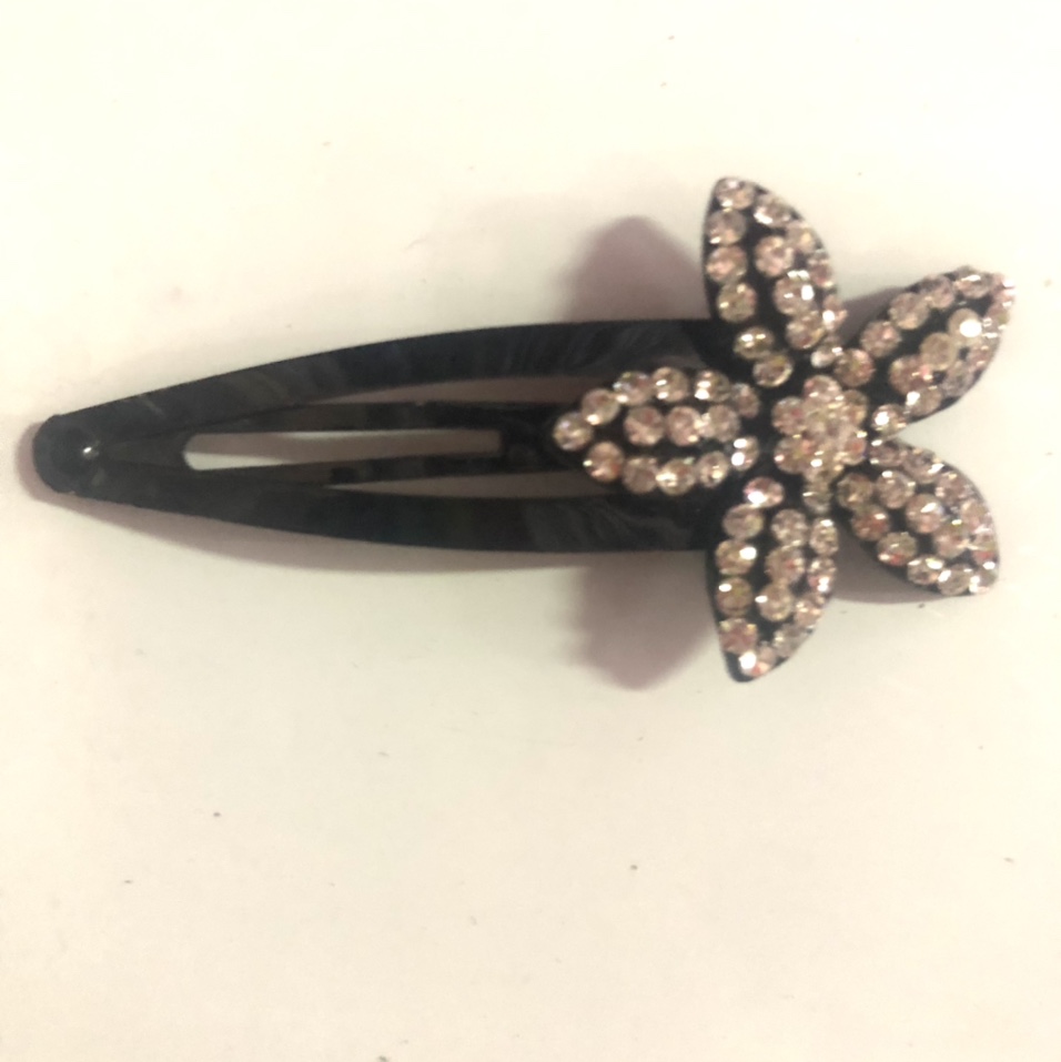 Korean version white diamond duckbill clip 472, large bangs hair clip, hair accessory, water diamond coil, hair clip, top clip, side clip, broken hair clip and hairpin set, large pearl