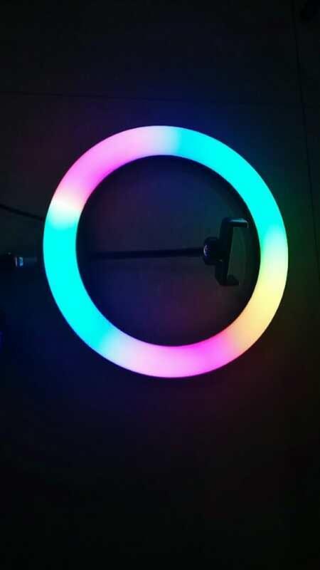 Live streaming light, fill light, LED light, USB light, seven-color circular beauty light, mobile phone live streaming photography light, 10-inch RGB fill light, 17899 pic 6