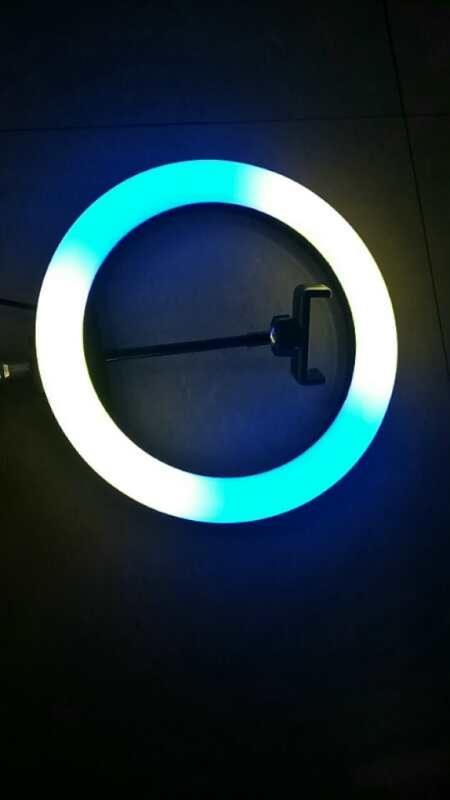 Live streaming light, fill light, LED light, USB light, seven-color circular beauty light, mobile phone live streaming photography light, 10-inch RGB fill light, 17899 pic 3