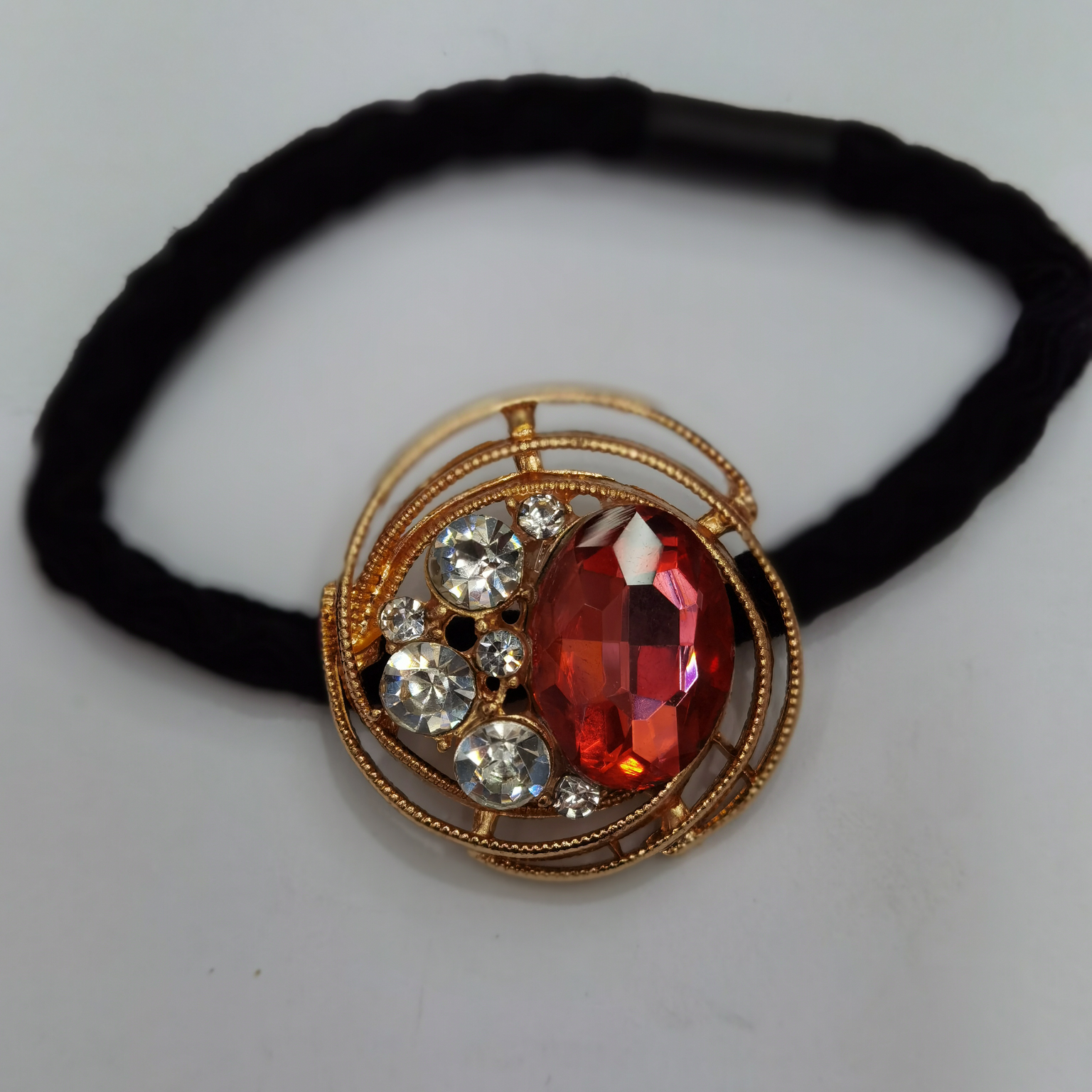 Online celebrity spiral hand woven rubber band