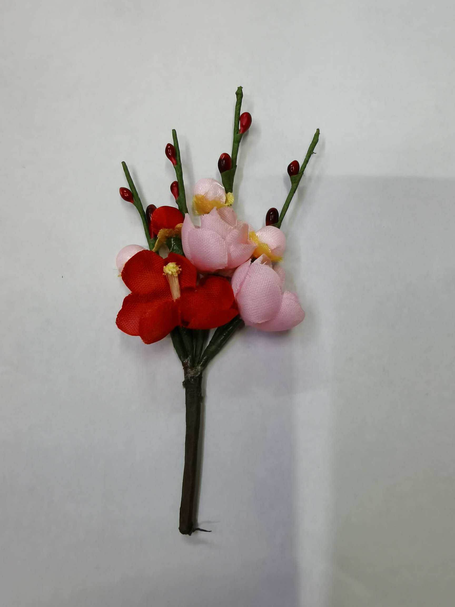 Three two-colored plum blossoms are big detail image 2