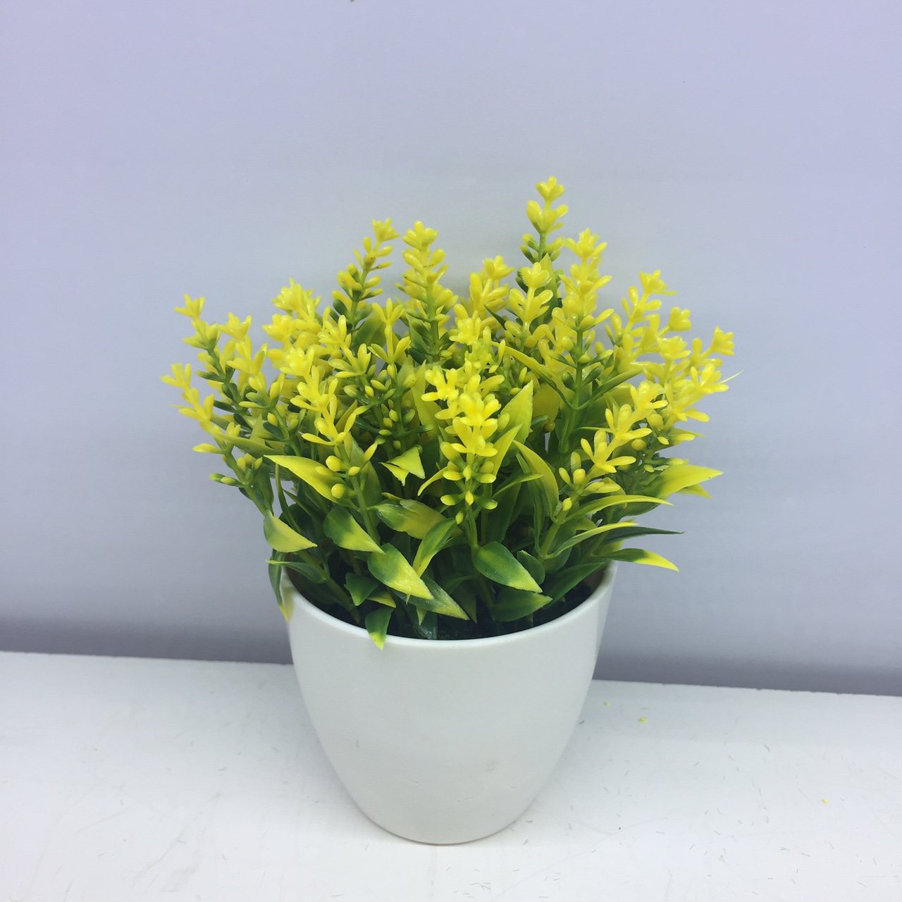 Simulación de plástico al por mayor flower doting