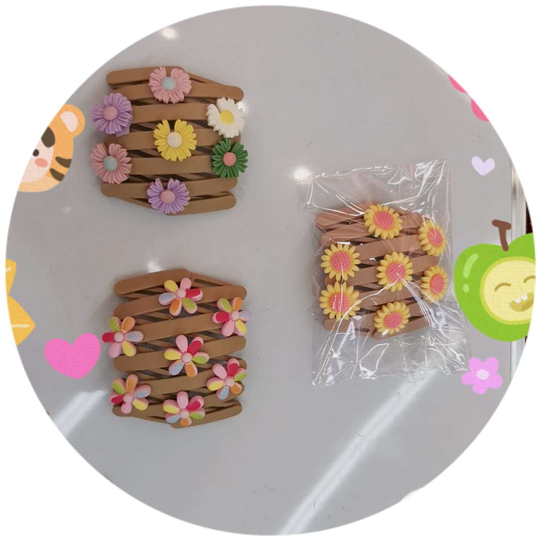 Cartoon children's hair band, new fashionable headwear, girls' daily hair binding and fixation decoration headwear, hair clips, hair clips Item Picture