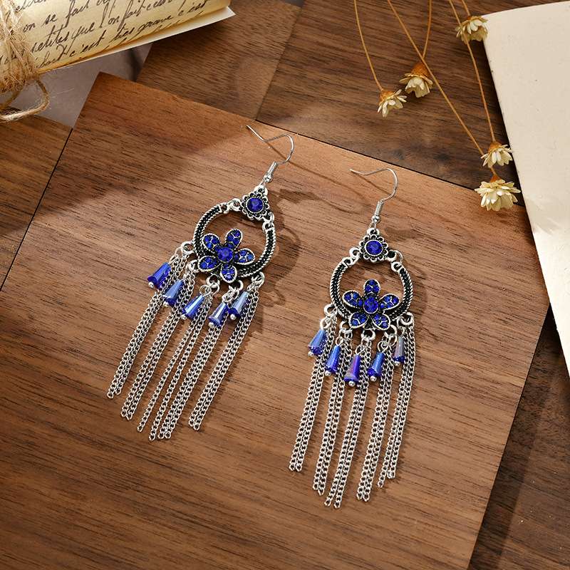 Summer outing: Ladies' trendy, simple and versatile Bohemian ethnic style earrings 66 Ya Xin details Picture