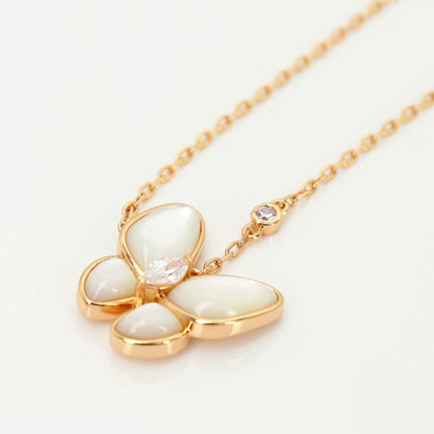 101欧美简约小众高级感K金色项链女ins潮轻奢冷淡风锁骨颈链