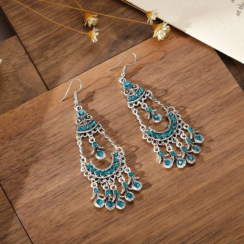 Chinese-style earrings are versatile, simple, fashionable and stylish for ladies. 66 Ya Xin details Picture