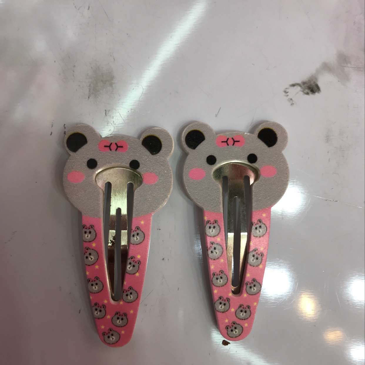 010小熊夹子灰色