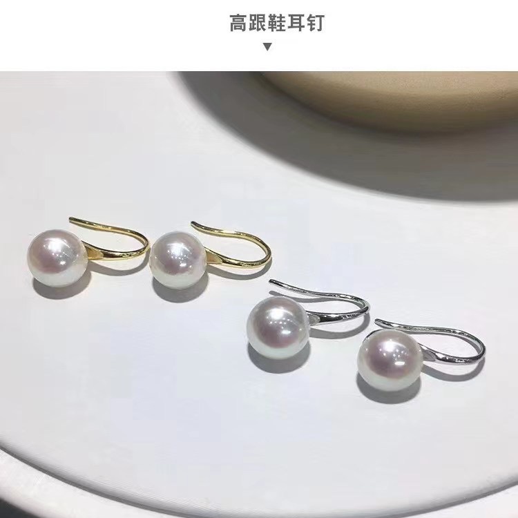 天然极品珍珠高跟鞋简约风格