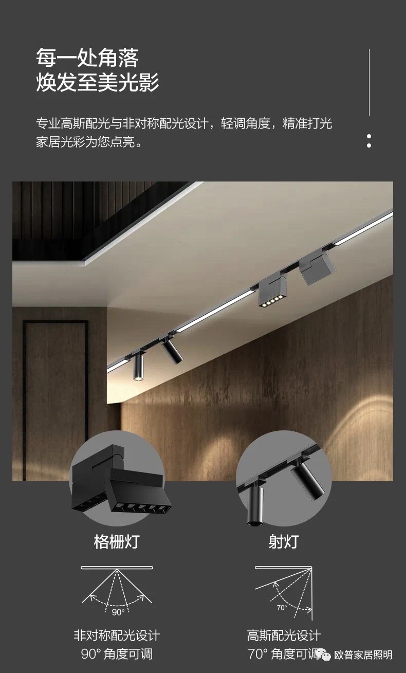欧普UTMOST斯昂达高端轨道细节图
