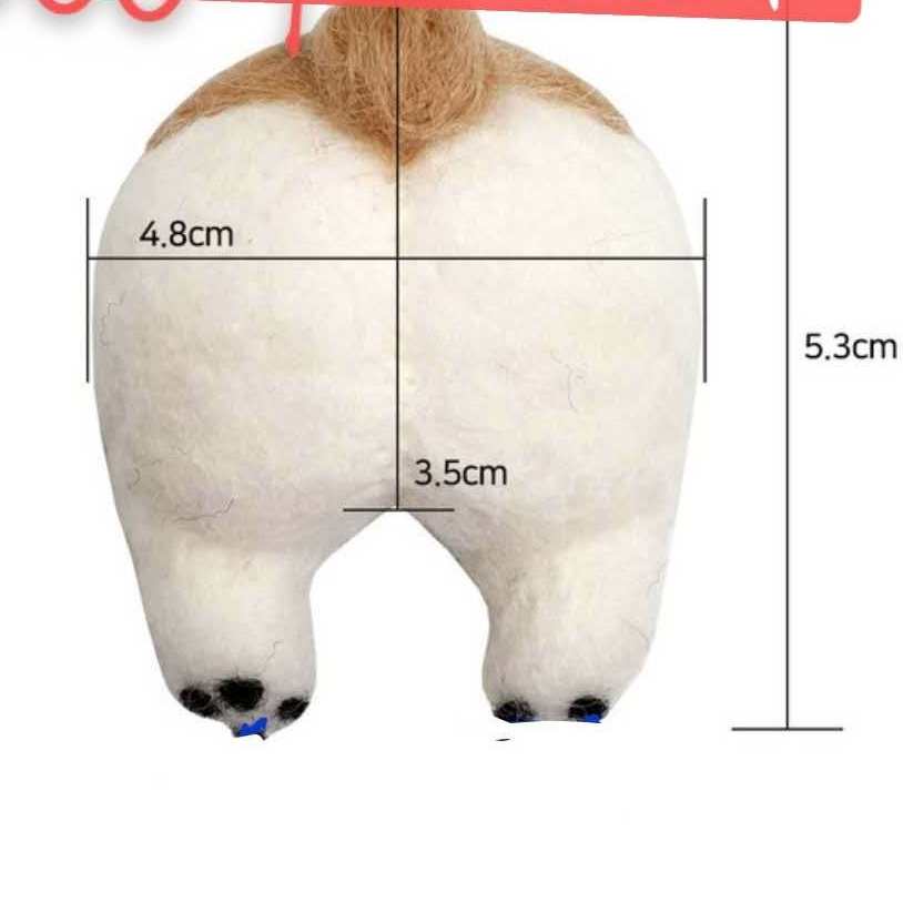 Zaxi wool felt Corgi Zaxi accessory DIY is super charming, super cute, super elegant, simple and generous