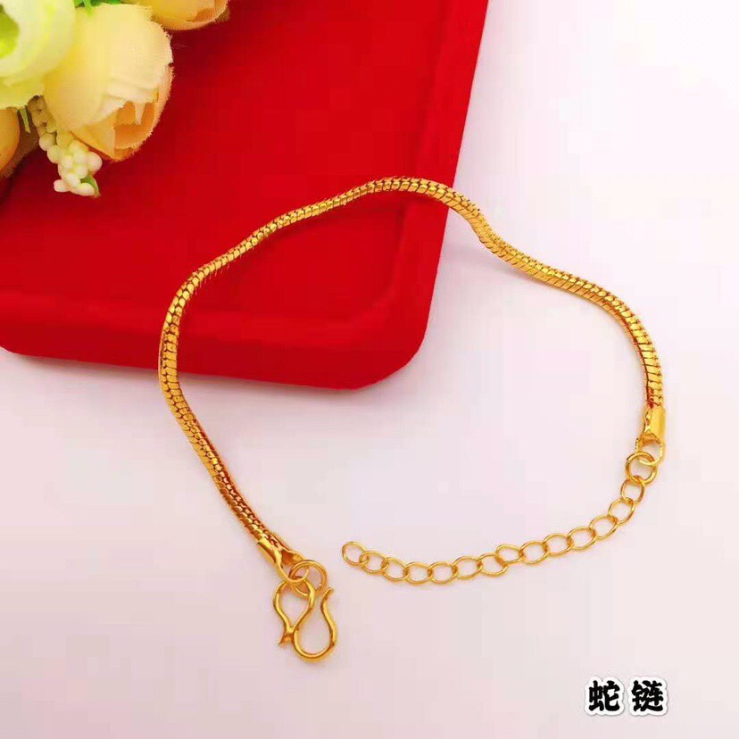 Thick snake chain bracelet, can be paired with various accessories
