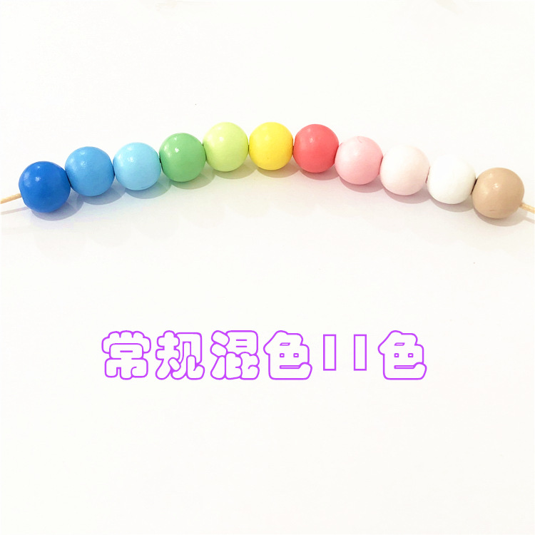 Macaron-colored hemu beads are available in various sizes. Custom orders based on samples are welcome detail image 5