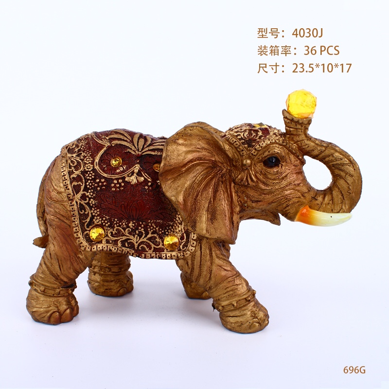 树脂大象装饰工艺品摆件 4030J