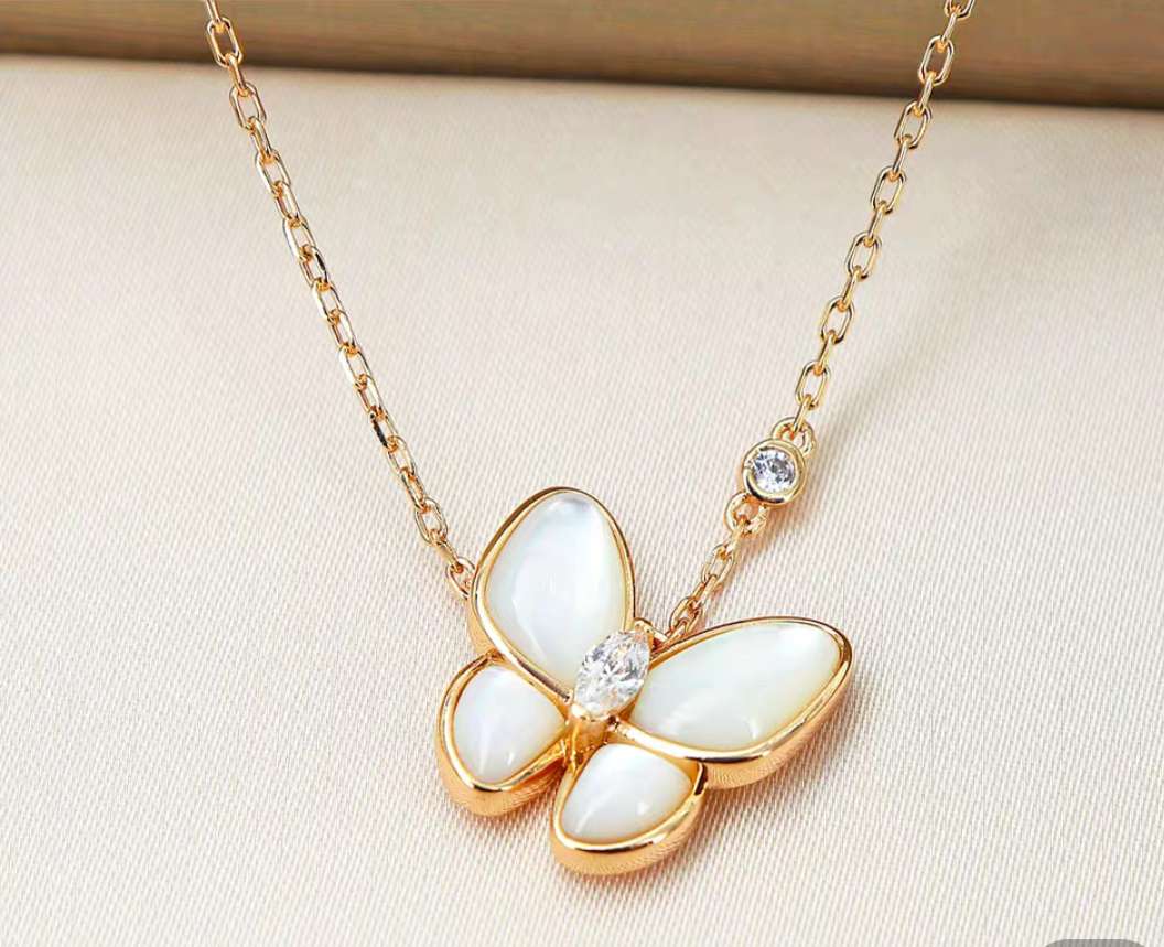 101欧美简约小众高级感K金色项链女ins潮轻奢冷淡风锁骨颈链详情图1