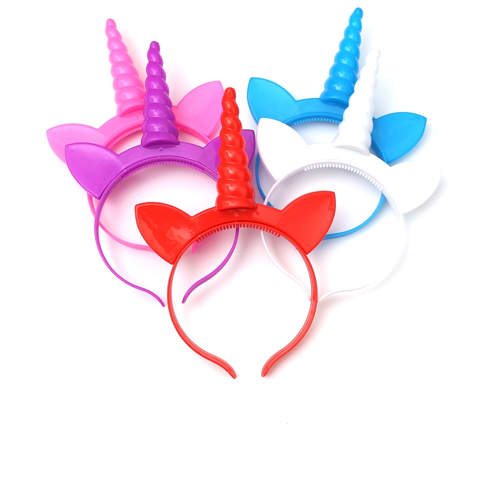 网红少女心Ins同款儿童猫耳朵独角兽生日发箍发卡公主头箍头饰6详情图4