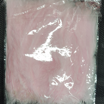 Turkey feathered light pink