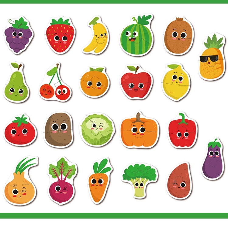 儿童配对拼图动物交通水果蔬菜木制早教益智玩具01详情19