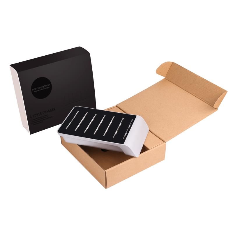 New six-port USB mobile phone charging stand, mobile phone and tablet charger, charging dock and charging station Item Picture