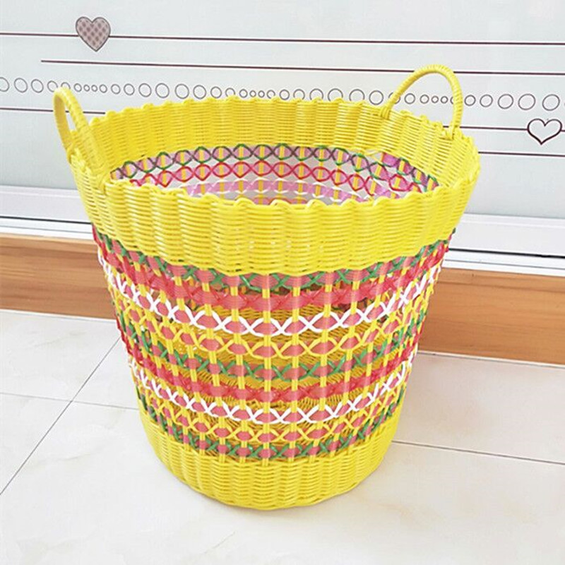 脏衣服收纳筐脏衣篮 家用装放衣物的篮子脏衣篓寝室 宿舍洗衣桶娄产品图