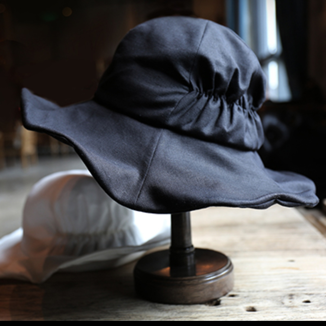 Ono Business Light Man ~ Original peplum basin hat fold retro Fisherman hat Summer vacation travel visor 08