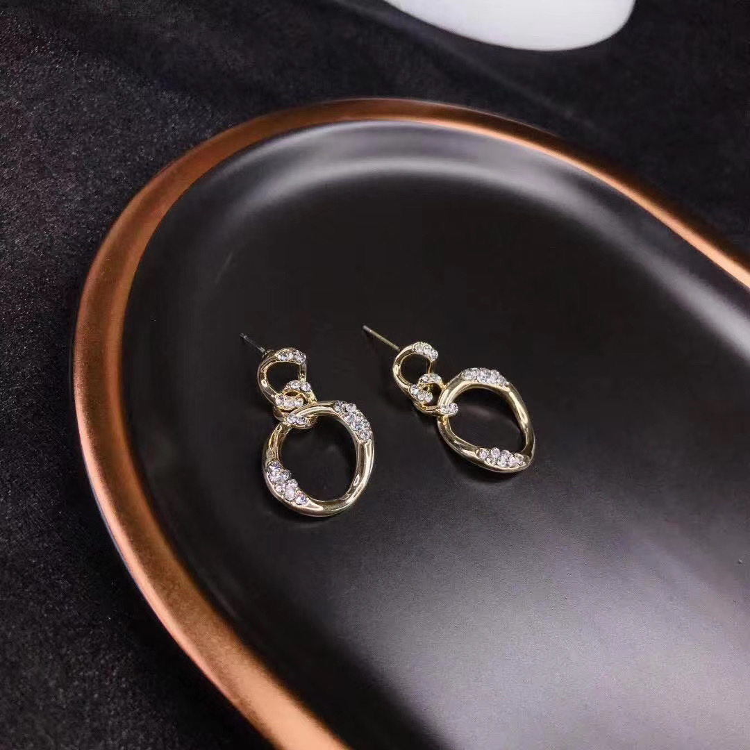 耳钉简约冷淡风复古时尚欧美高级感耳环网红个性气质创意百搭耳饰3产品图