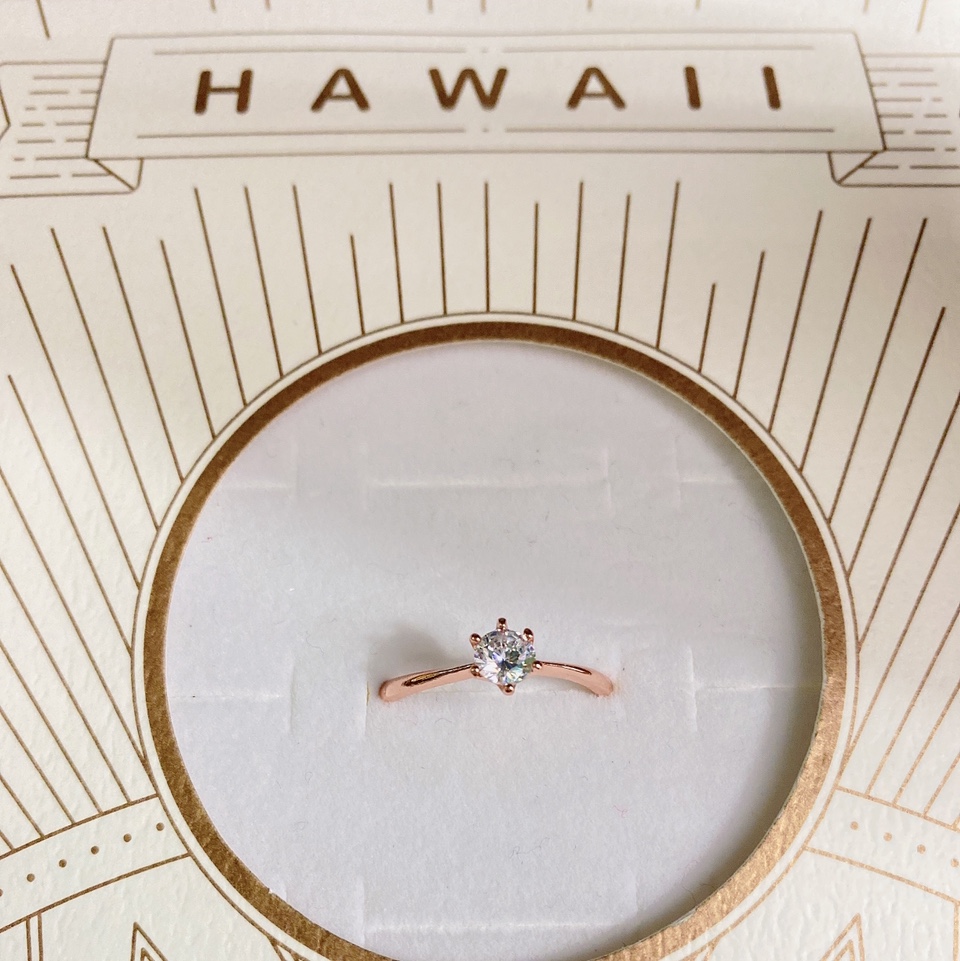 Electroplated rose gold preservation 4⃣️ Bali zircon popular all-match women's ring 3⃣️