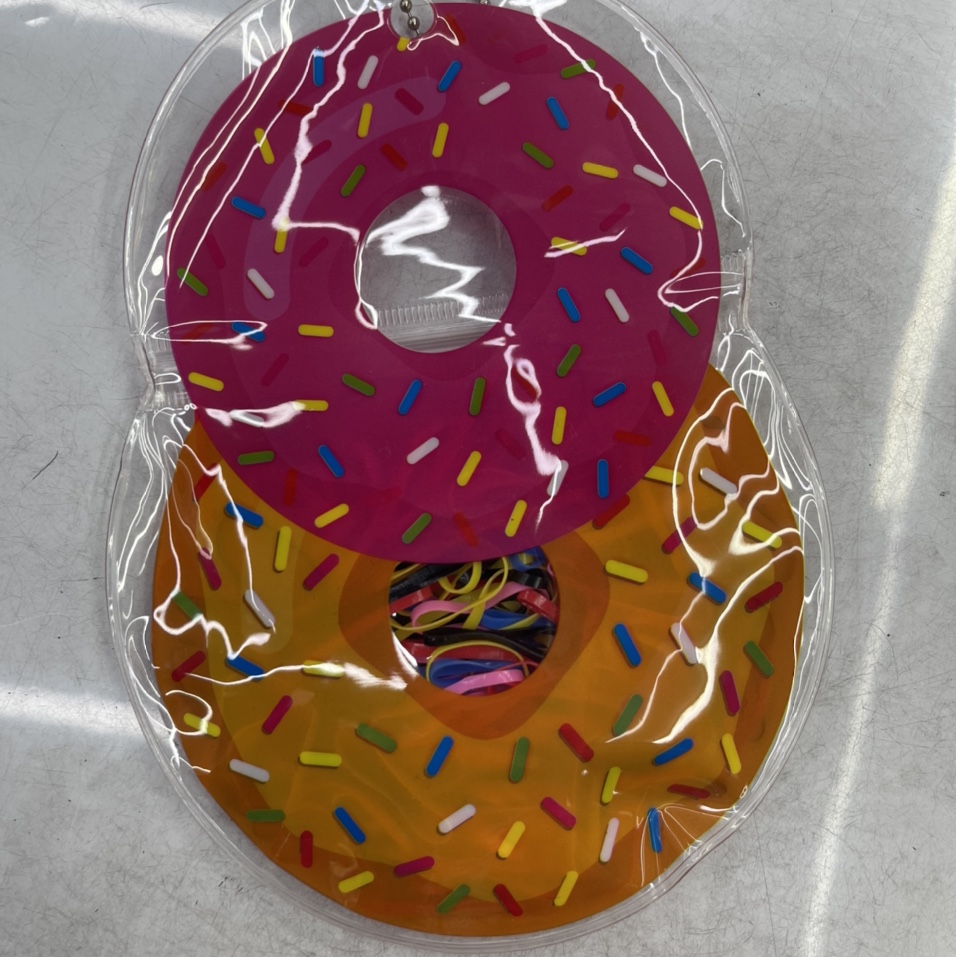 Colorful Rubber Band Children's Sweet Ring Cute Cartoon.