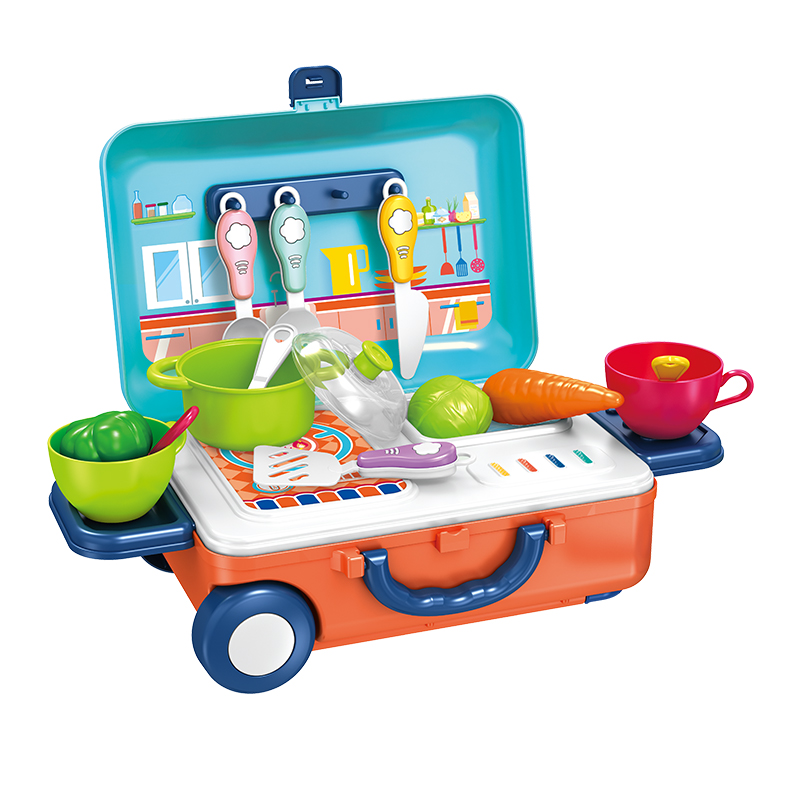快乐餐具厨房手提拉杆箱