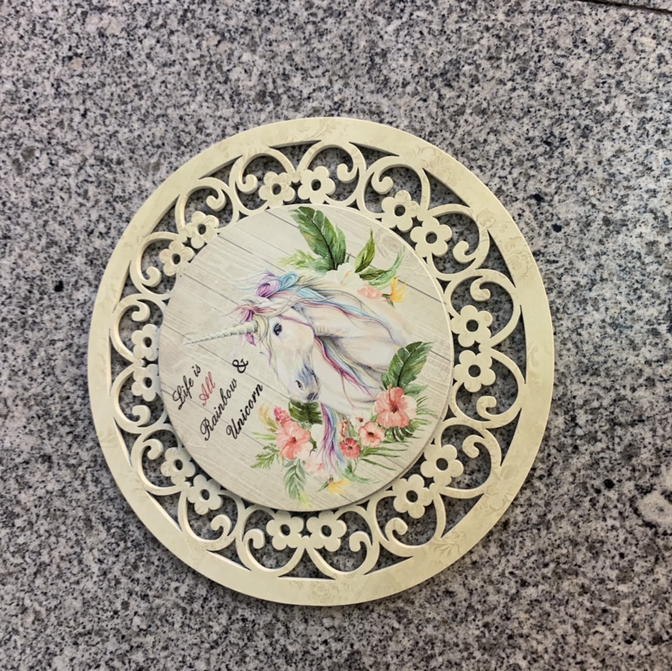 Craft decorativo coasters pot mat 123