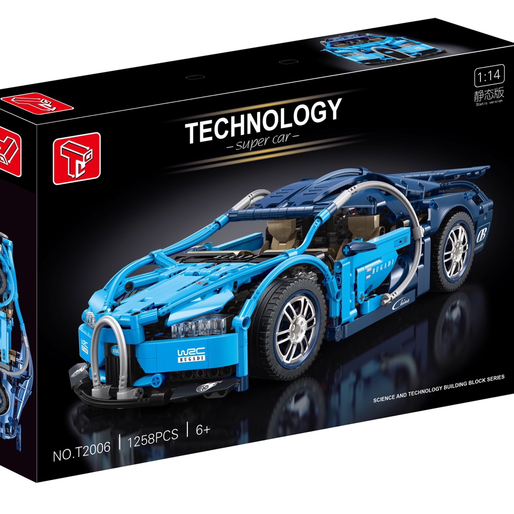 T2006 1:14 Static Bugatti, 1258 PCS