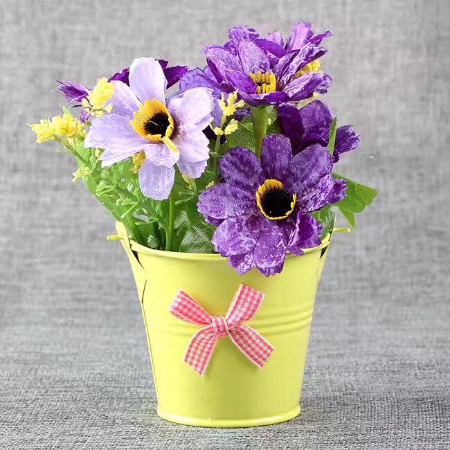 Venta al por mayor de hierro forjado simulaciones florales details Picture