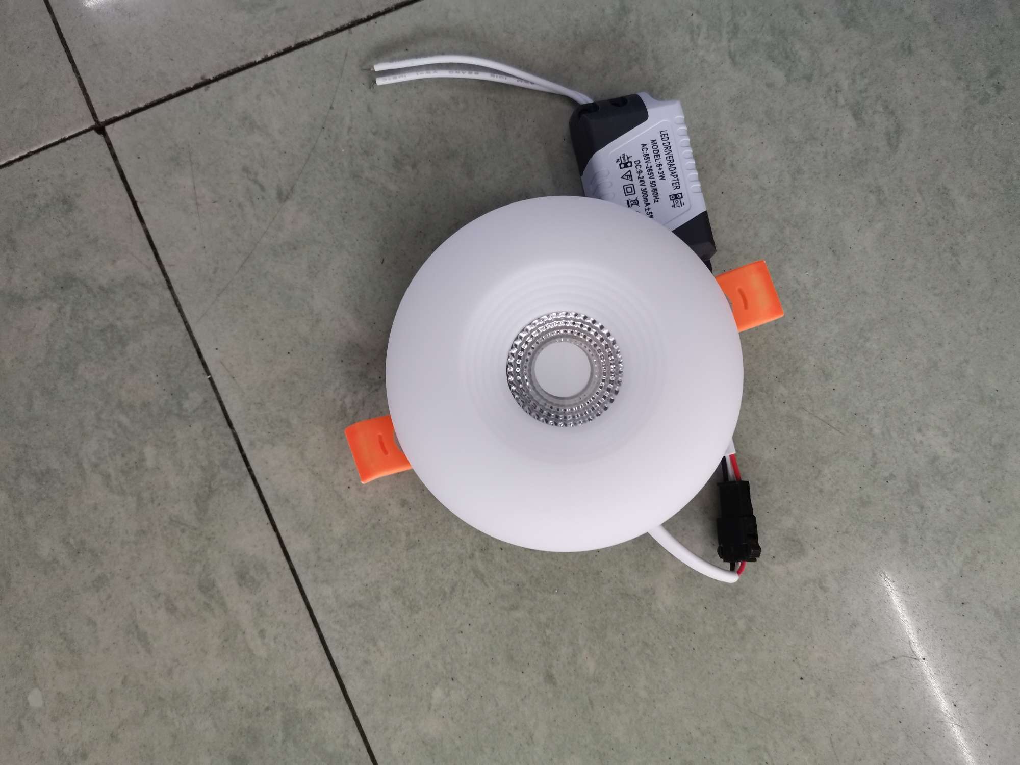 New style, panel light, dual-color 24+24W: white + red, yellow, green, blue details Picture