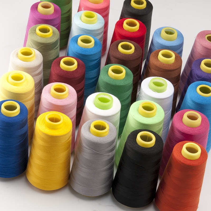 缝纫线家用线缝纫机线大卷彩色线卷细线宝塔线涤纶线纺织缝衣针线 