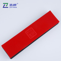 Flocking cloth auspicious right Angle necklace long box head jewelry packaging box custom jewelry gift box