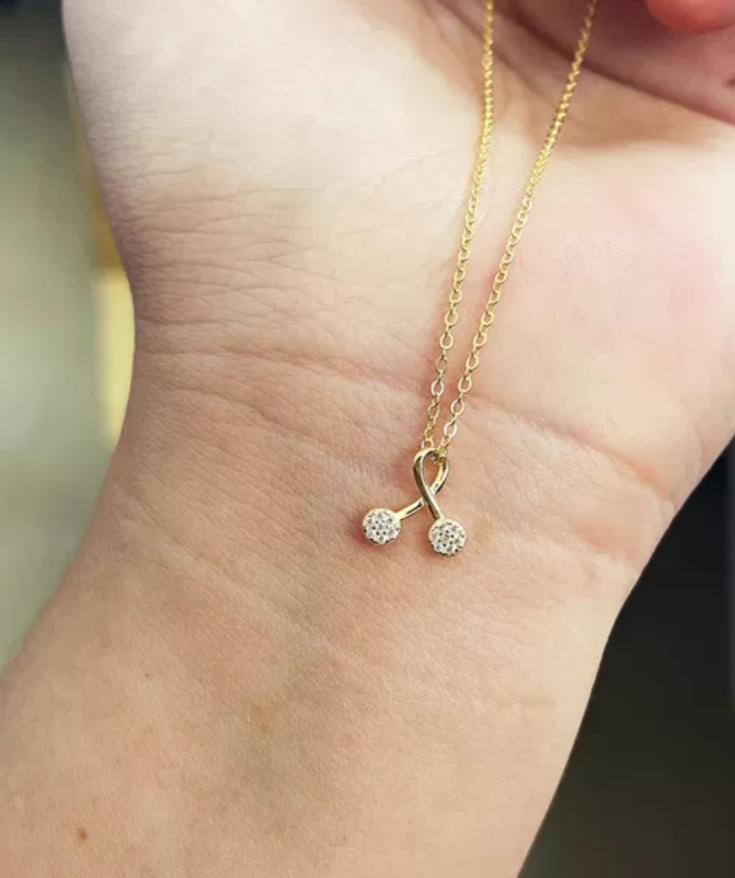 001 Necklace for Women, pure copper, simple and sweet, 2021 new style, niche, light luxury, versatile collarbone chain detail image 5