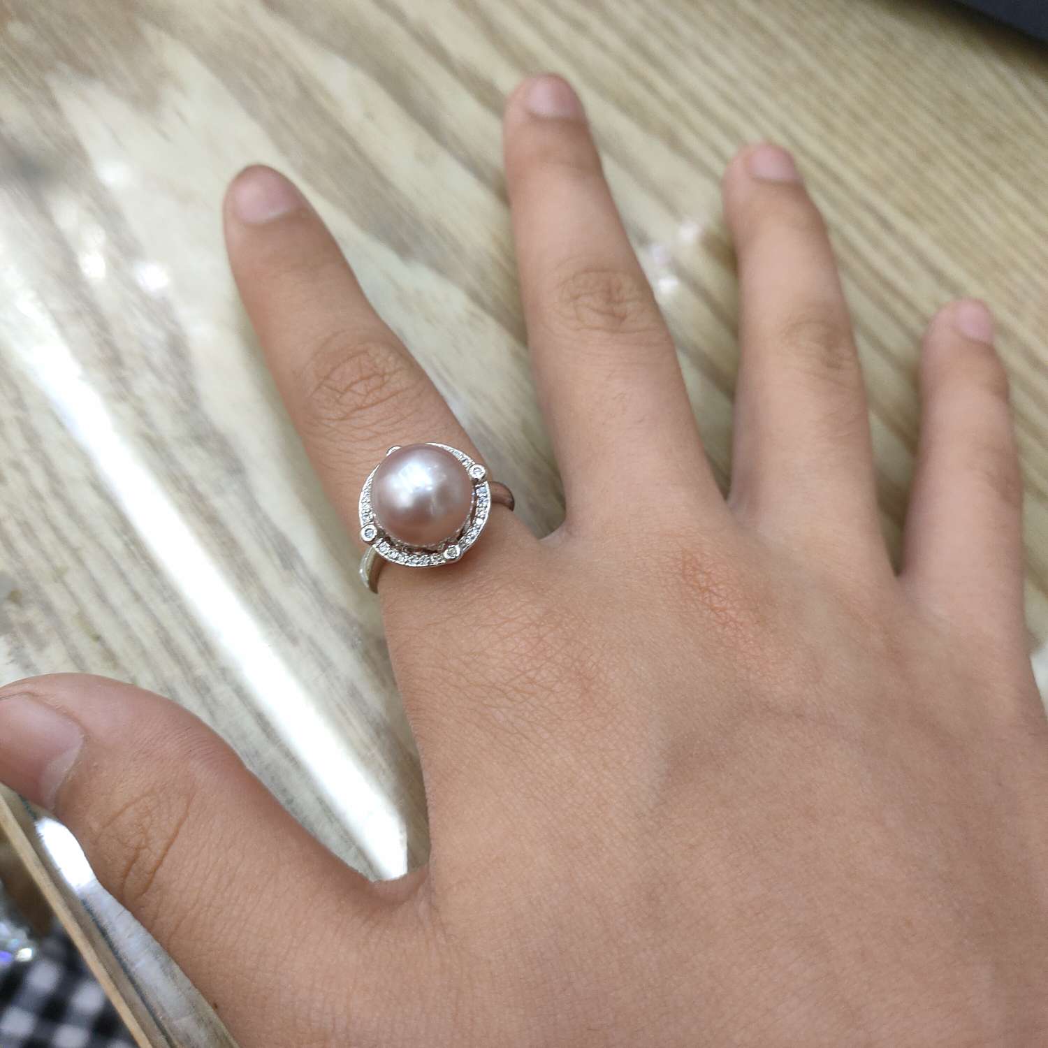 珍珠戒指产品图