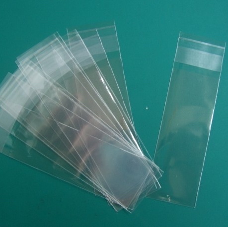 不干胶自粘袋透明OPP玻璃袋自封口细长袋子饰品勺包装袋5丝