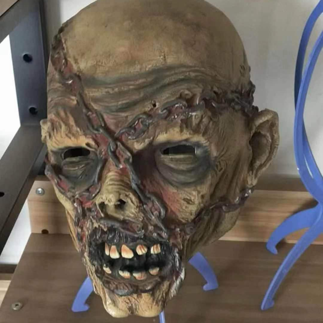 万圣节僵尸面具图