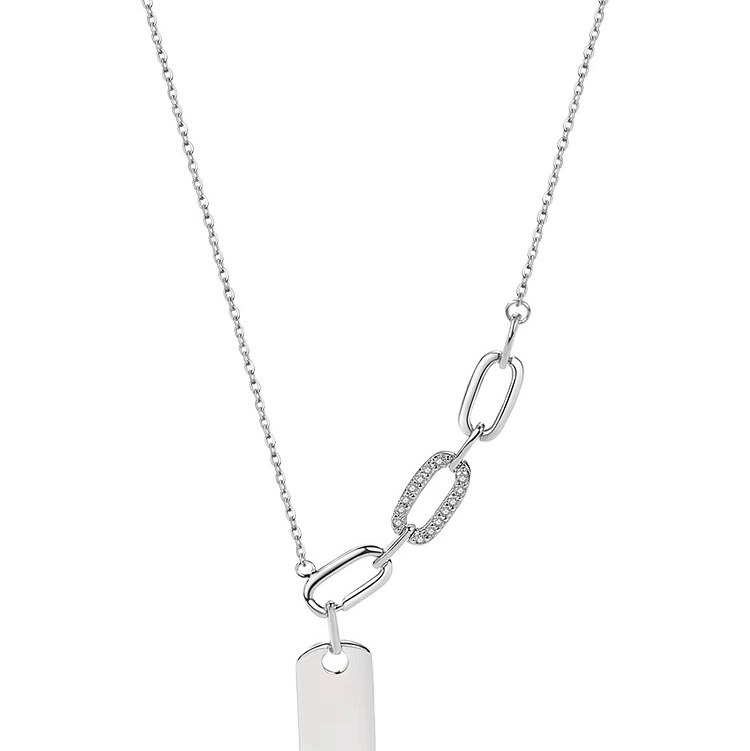 Chain tag necklace