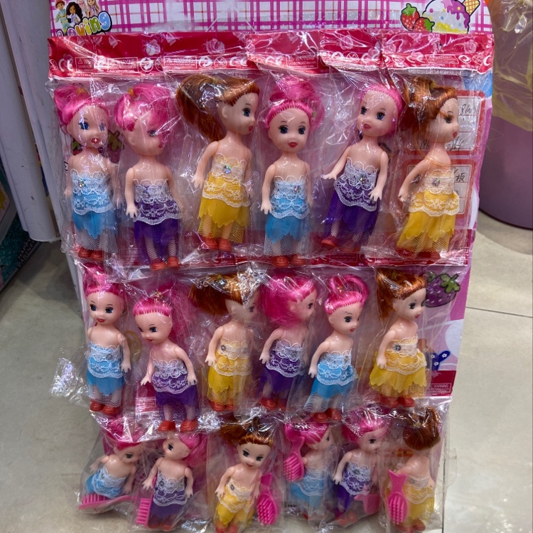 9981I 3-inch doll, 18 pieces per board