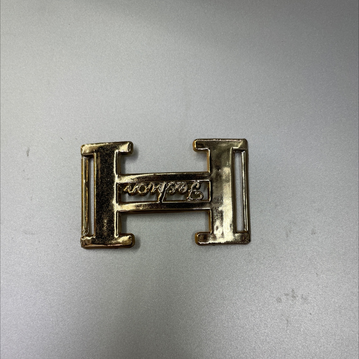 Electroplated shoe buckle 111#